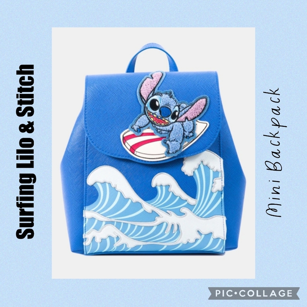 DANIELLE NICOLE Disney Surfing Lilo & Stitch Mini Backpack